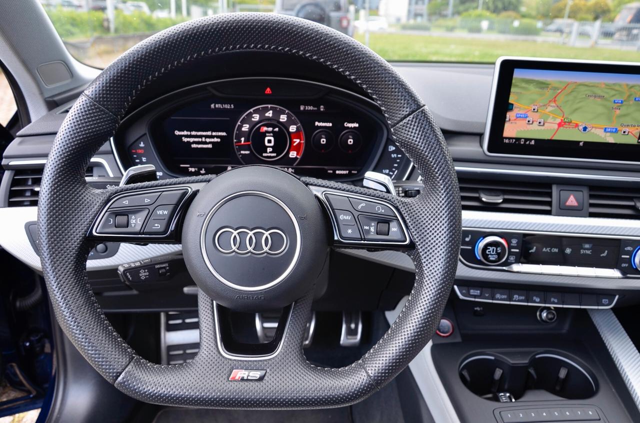 AUDI RS4 AVANT 2.9 TFSI QUATTRO 450cv TIPTRONIC, CRONOLOGIA SERVICE AUDI, UFF ITALIANA, FULL OPTIONAL, TETTO, SCARICO, HI-FI BANG & OLUFSEN, MATRIX, PERMUTE