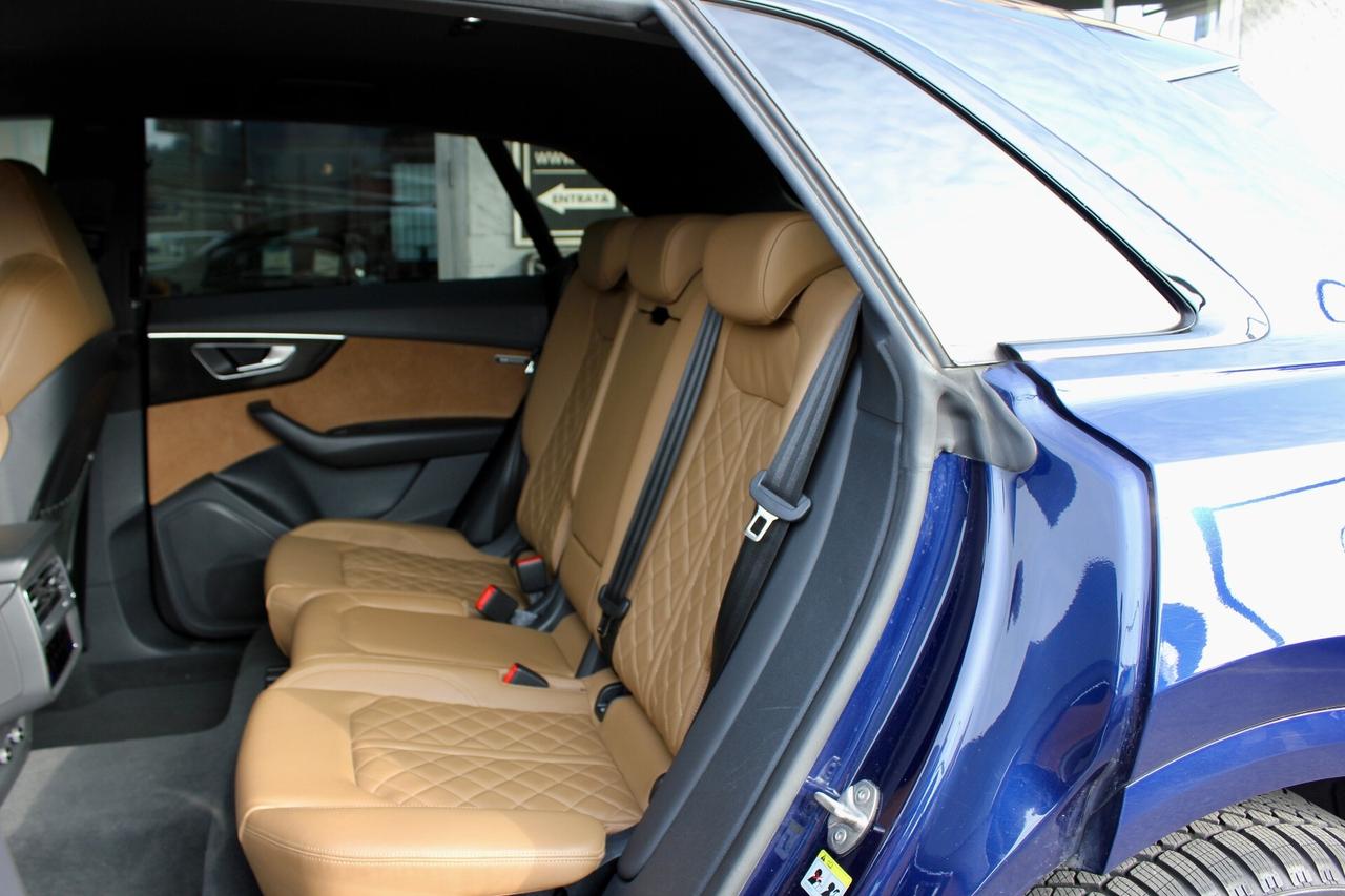 Audi Q8 50 TDI 286 CV quattro Sport INTERNO PELLE MARRONE S LINE TETTO PANOR.
