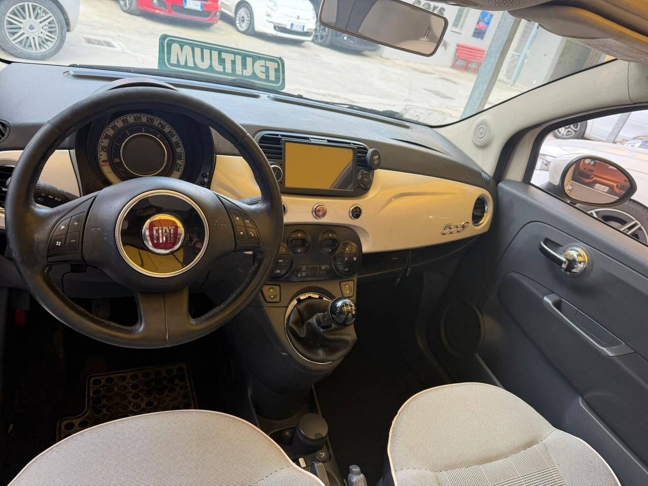 Fiat 500 1.3cc diesel 12 mesi garanzia-2012