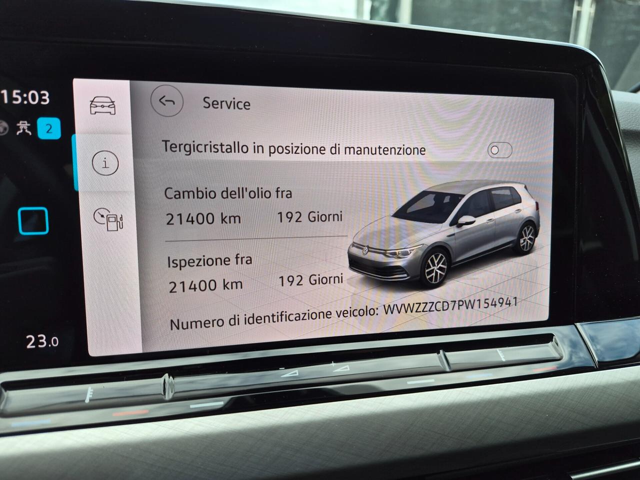 Volkswagen Golf 2.0 TDI 116CV DSG LED APPLE CAR PLAY/ANDROID AUTO DIGITAL COCKPIT PRO ACC KEYLESS AMBIENT LIGHT LANE ASSIST WIRELESS