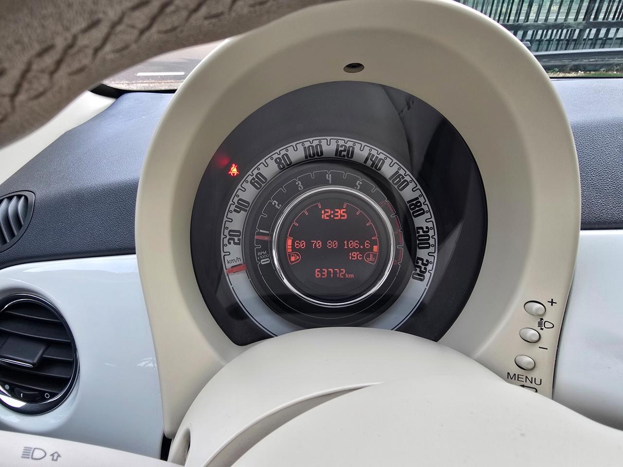 Fiat 500 1.2BENZ 69CV LOUNGE 60000KM-2015