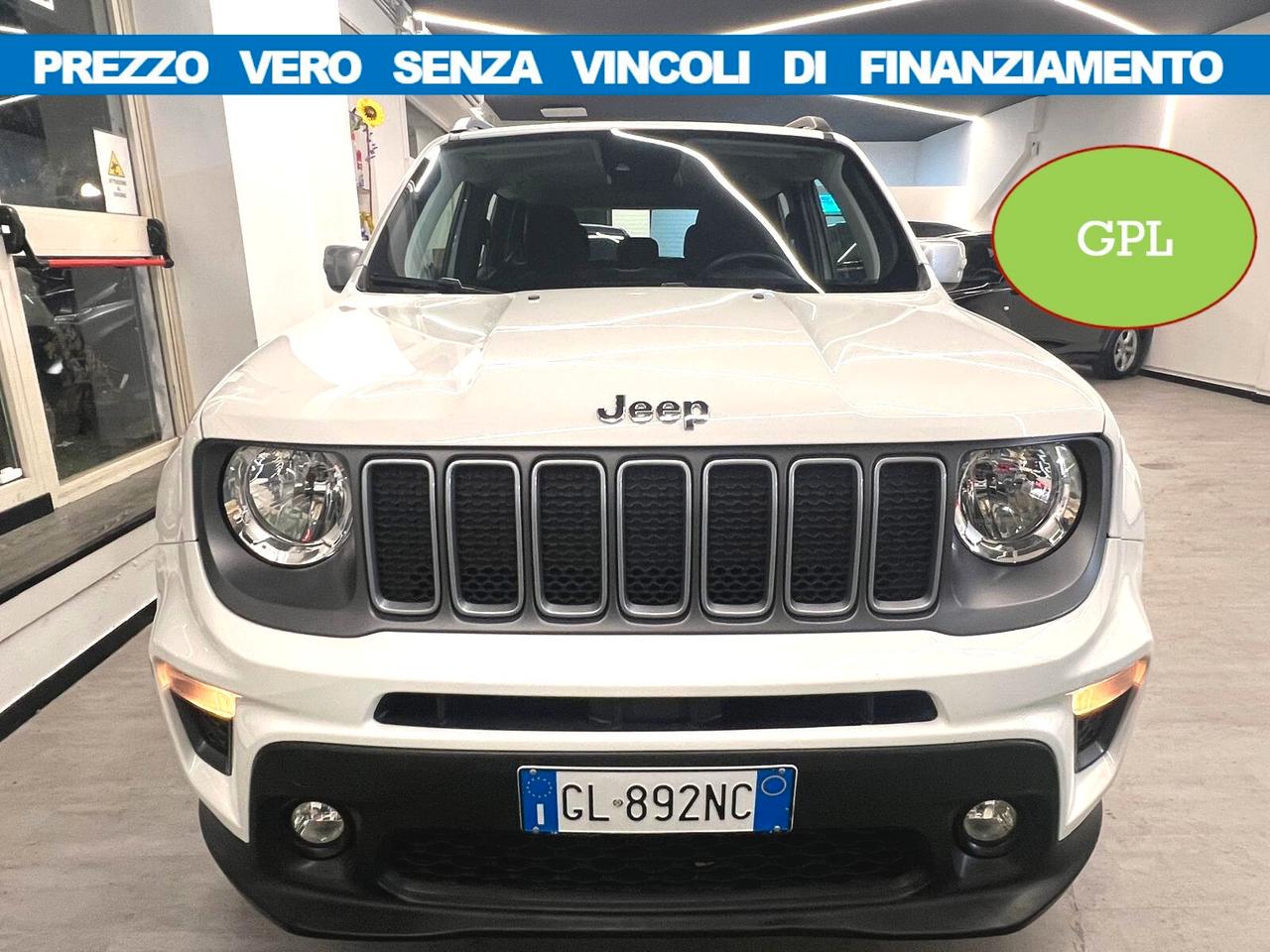 Jeep Renegade 1.0 120CV GPL*NO VINCOLI FINANZ*Limited NAVI CARPLAY TELECAMERA