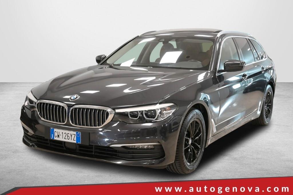 BMW 518D TOURING 150CV STEPTRONIC BUSINESS ADVANTAGE ( ADAPTIVE CRUISE - FARI LED - AMBIENT LIGHT - TETTO PANORAMICO APR. - NAVI - CARPLAY - PELLE - PARK ASSISTANT - TELECAMERA POST. )