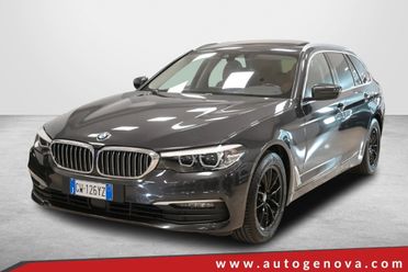 BMW 518D TOURING 150CV STEPTRONIC BUSINESS ADVANTAGE ( ADAPTIVE CRUISE - FARI LED - AMBIENT LIGHT - TETTO PANORAMICO APR. - NAVI - CARPLAY - PELLE - PARK ASSISTANT - TELECAMERA POST. )