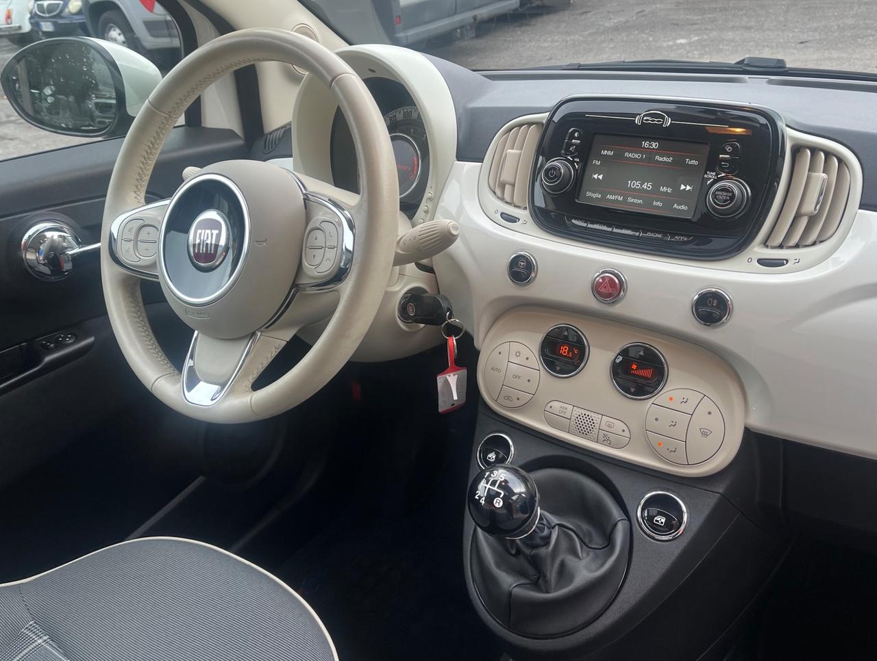 Fiat 500 1.2 Lounge-Km69500-tetto apribile