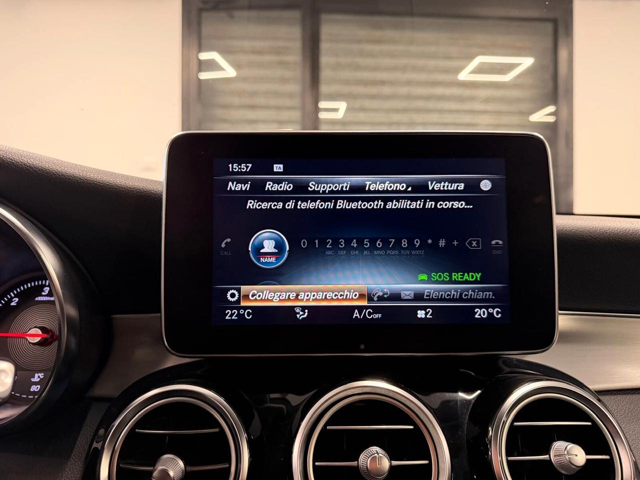 MERCEDES-BENZ GLC 250D 4MATIC PREMIUM 2.2 204CV PELLE NAVI CAM360° ANNO 2018