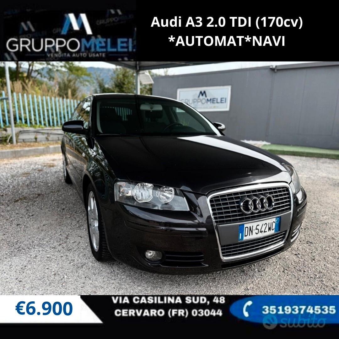 Audi A3 2.0 TDI (170cv) *AUTOMAT*NAVI