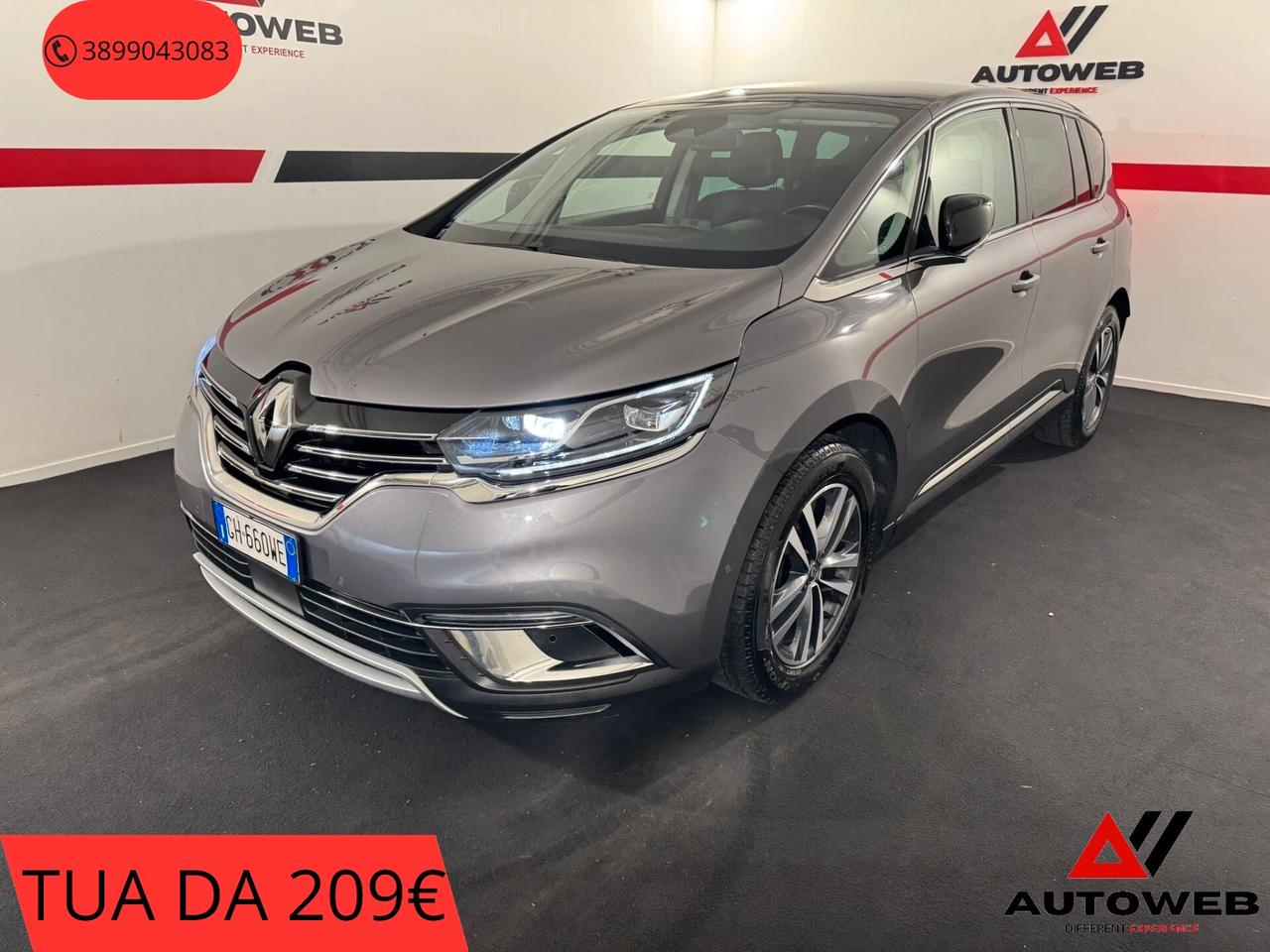 Renault Espace dCi 190CV * TETTO PANORAMICO - TAGLIANDI UFFICIALI RENAULT*
