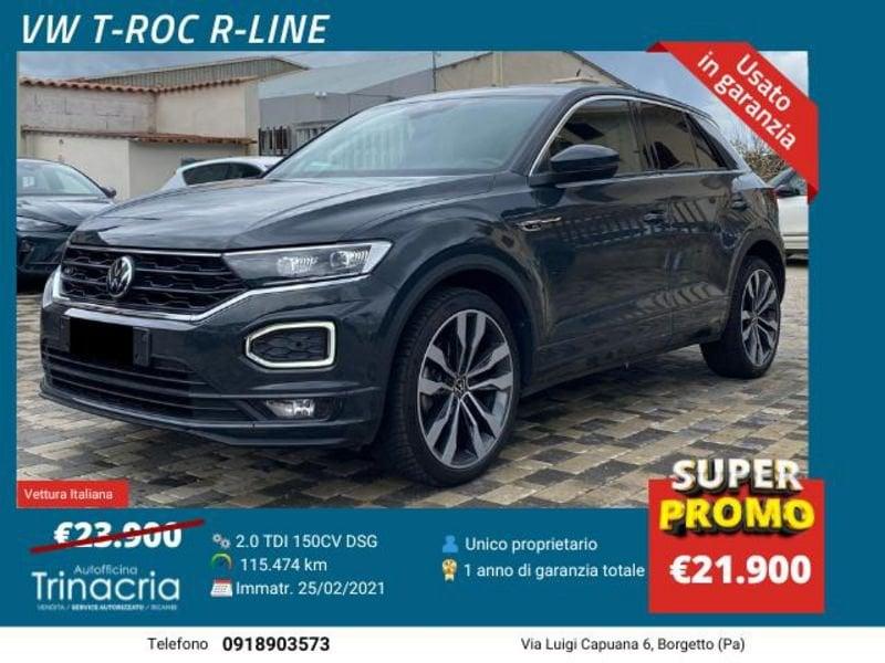 Volkswagen T-Roc R-Line 2.0 TDI 150CV DSG