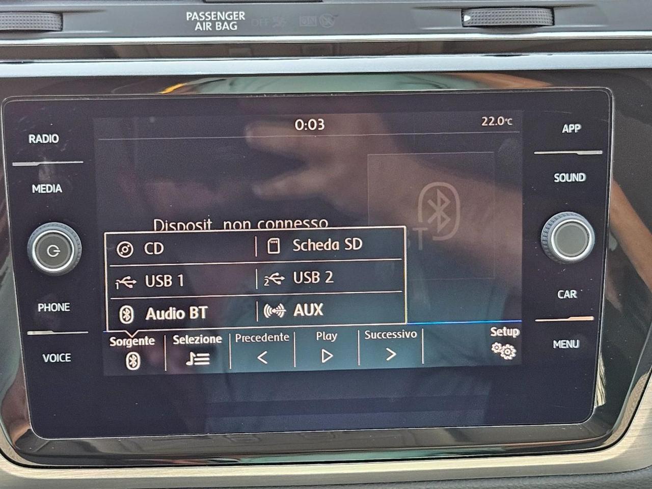 Volkswagen Touran 1.6 TDI 115 CV SCR DSG Comfortline