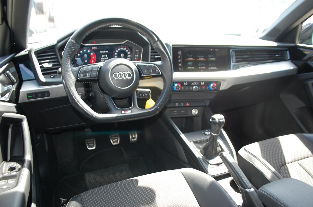 Audi A1 Sportback 30 1.0 tfsi 116CV S Line Edition Uff Italy Clima USB