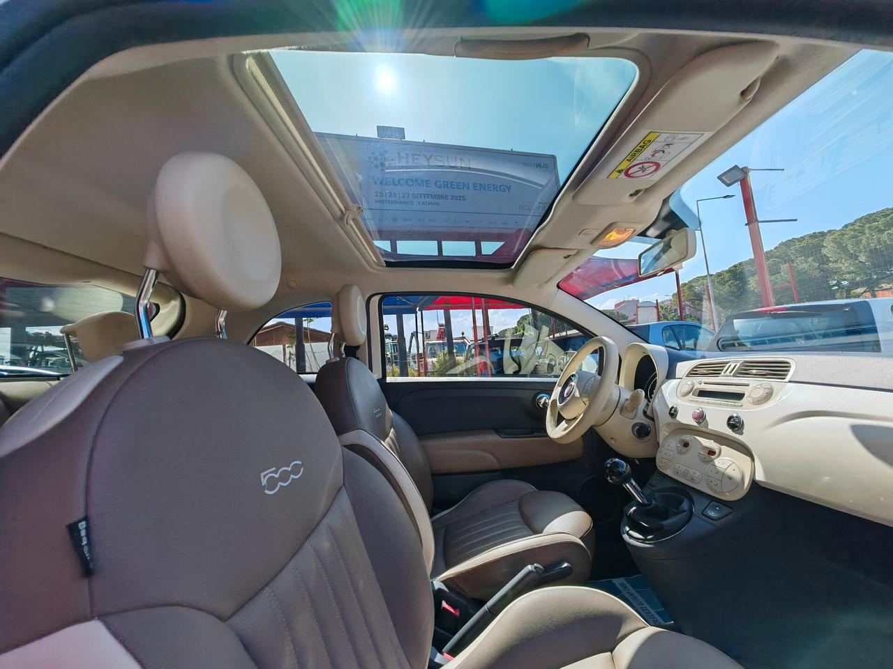 Fiat 500 1.3 diesel 04/2015 Cv95 LOUNGE BIANCO PERLA