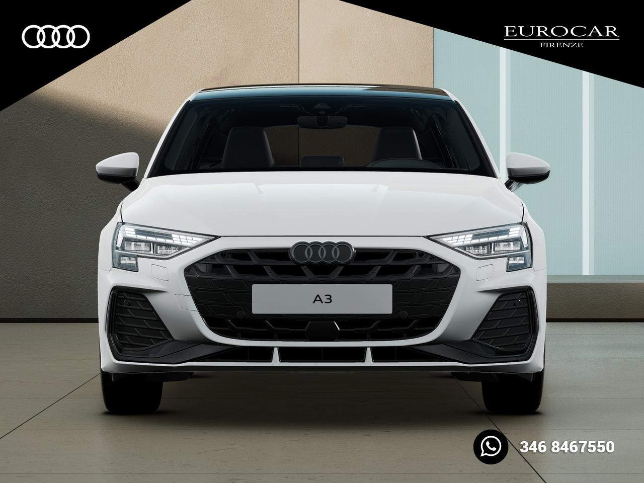 Audi A3 sportback 1.5 tfsi mhev s line edition 116cv s-tronic