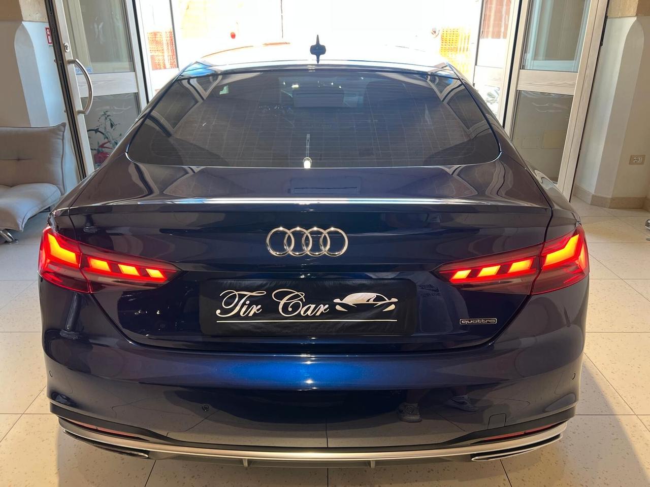 AUDI A5 SPORTBACK 40 TDI MEHV 204CV QUATTRO PELLE NAVI CAM ANNO 2021