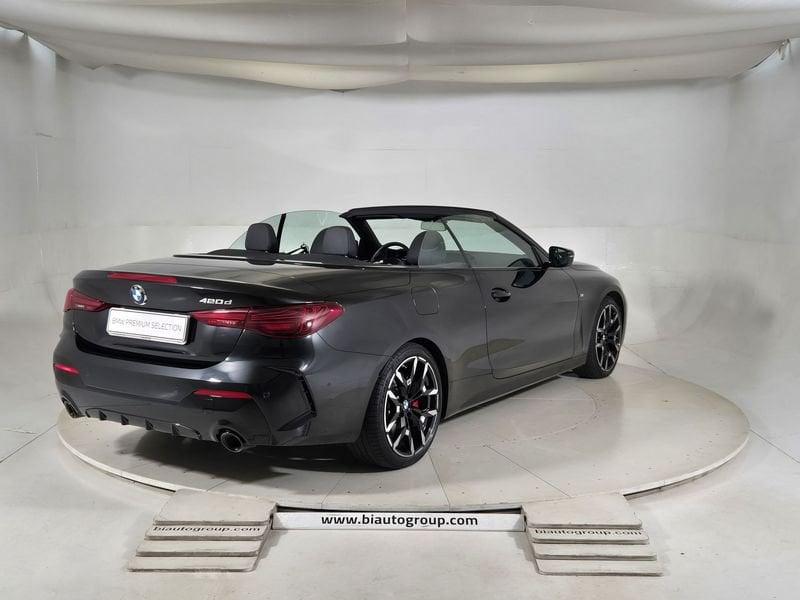 BMW Serie 4 G23 LCI 2024 Cabrio 420d Cabrio mhev 48V MSport Pro auto