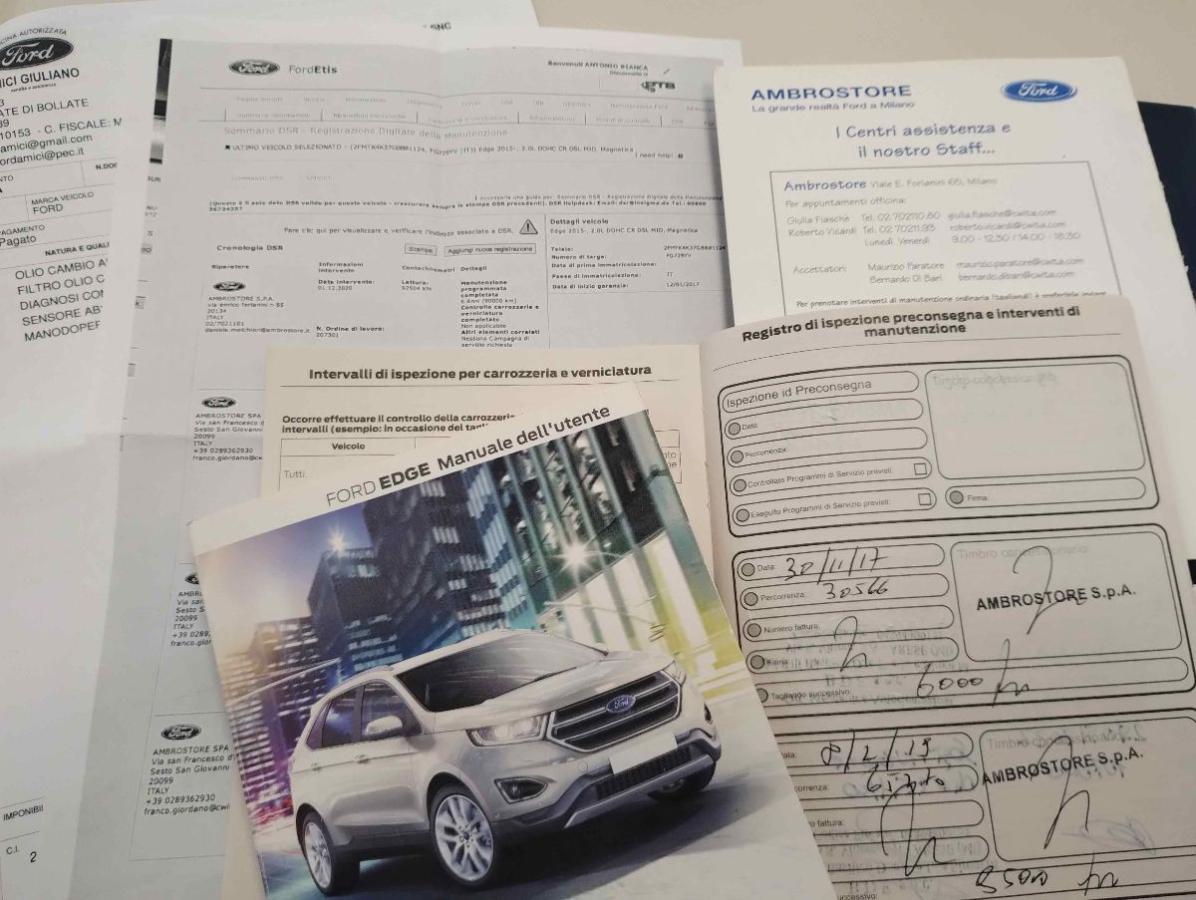 FORD Edge 2.0 TDCI 210 CV AWD Pow. Titanium - 4 GOMME NUOVE