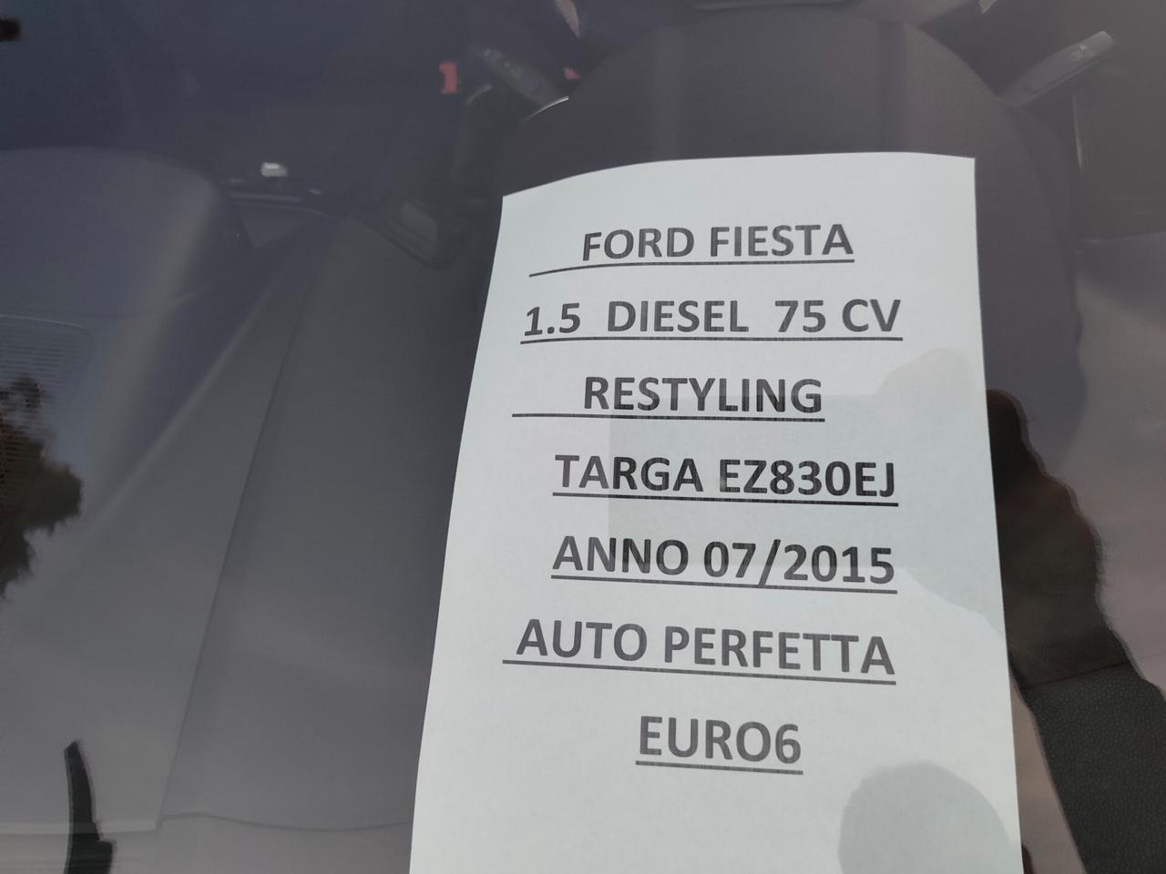 Ford Fiesta 1.5 TDCi 75CV 5 porte