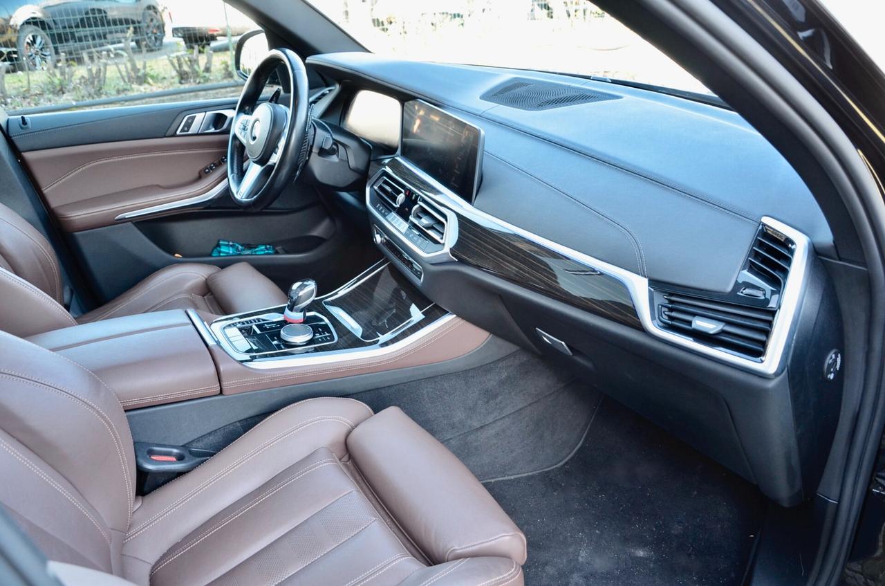 BMW X5 XDRIVE30d MHEV 48V MSPORT 286cv AUTO, UFF ITALIANA, EURO 6D, PACCHETTO SERVICE BMW, TETTO, MBRAKES, PELLE TOTALE, PERMUTE