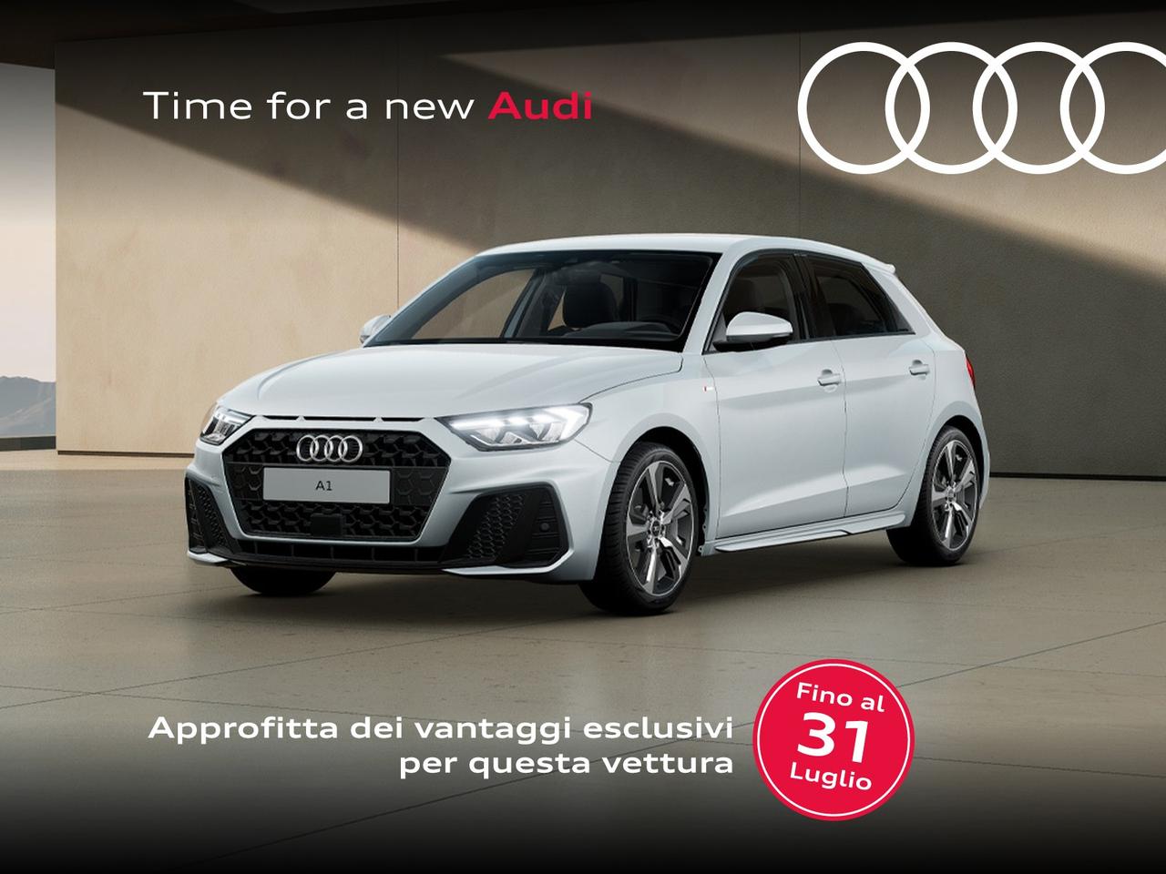 Audi A1 sportback 30 1.0 tfsi s line edition 116cv
