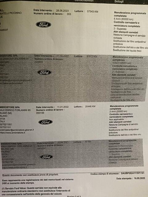 Ford Ranger 2.0 Tdci ECOBLUE aut. 213 CV DC Wildtrak 5 posti, TAGLIANDI FORD