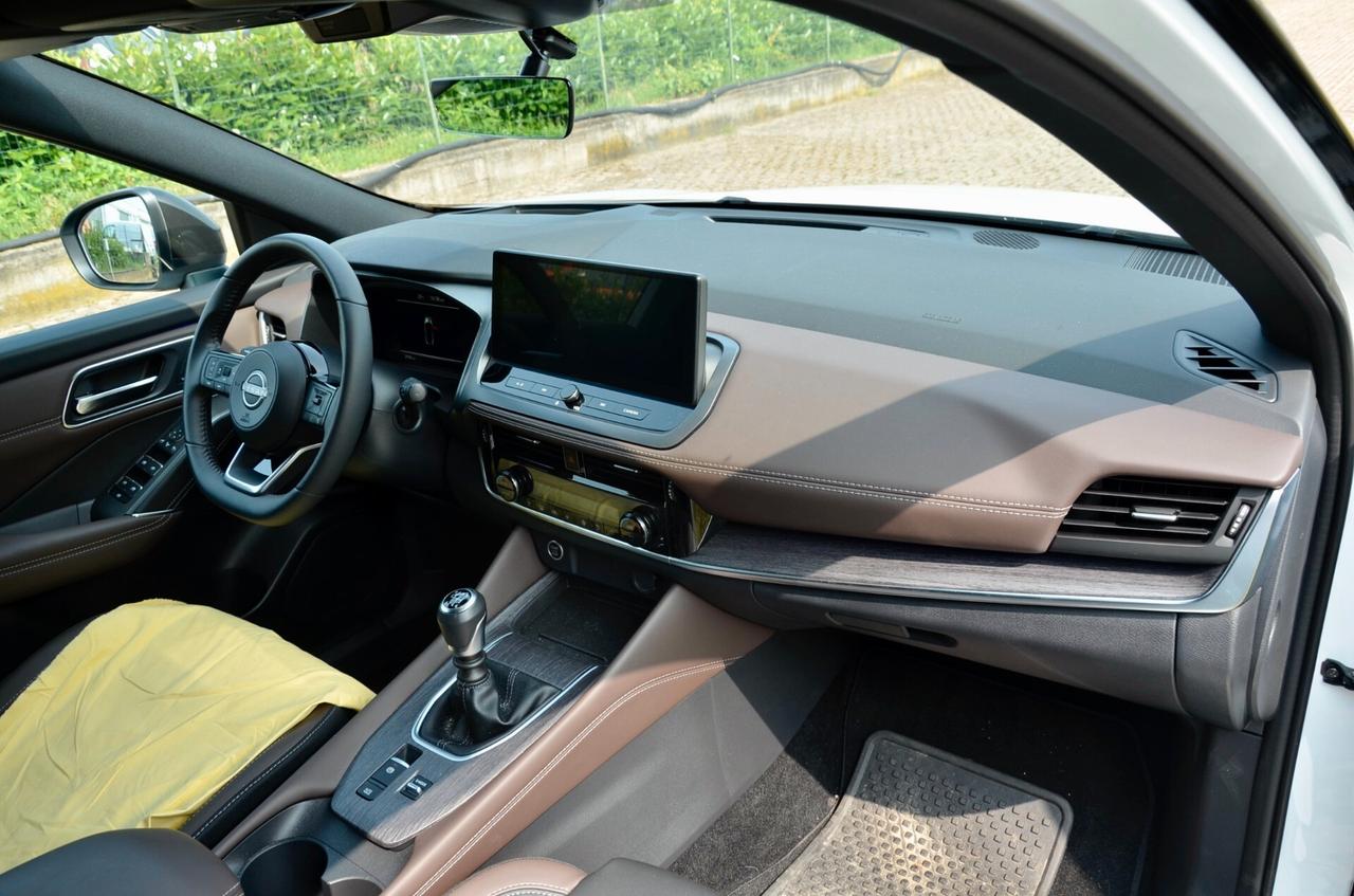 NISSAN QASHQAI 1.3 MHEV TEKNA 140cv, UNICOPROP, GARANZIA UFF, UFF ITALIANA, EURO 6E, TETTO, FARI LED, RETROCAMERA 360°, PERMUTE