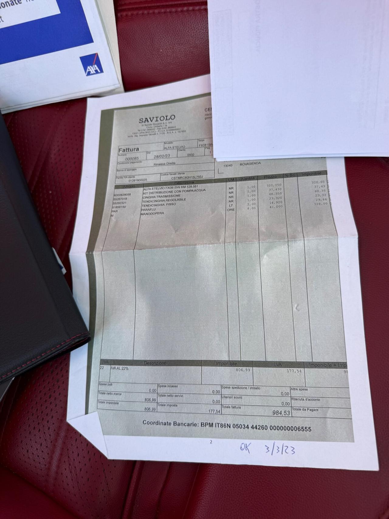 Alfa Romeo Stelvio 2.2 Turbodiesel 210 CV AT8 Q4 Veloce