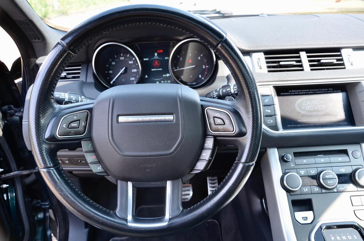 LAND ROVER EVOQUE 5p 2.0 TD4 HSE DYNAMIC 180cv AUTO, UFF ITALIANA, EURO 6B, TETTO, HI-FI MERIDIAN, FARI LED, RETROCAMERA, PERMUTE