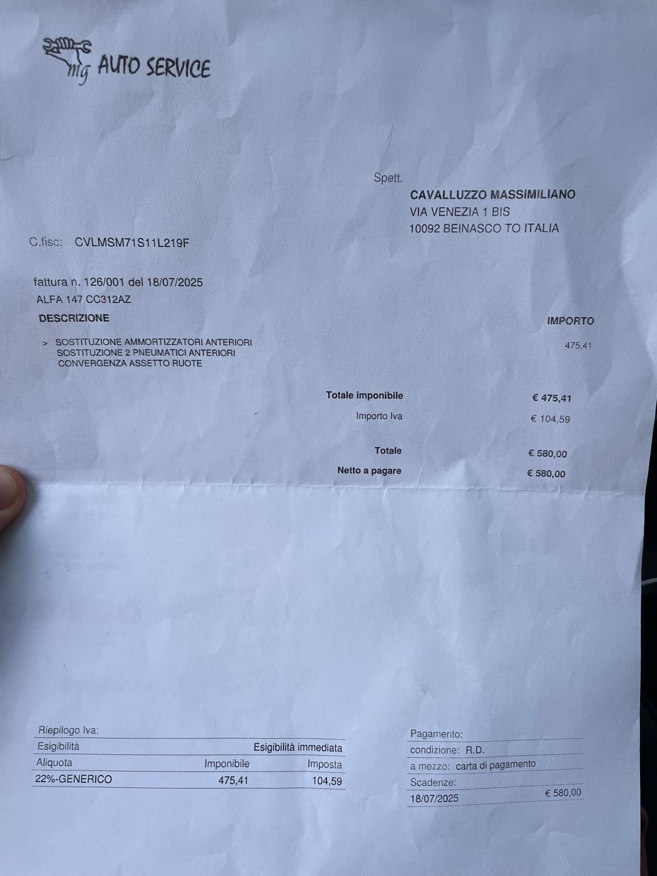 Alfa Romeo 147 1.6i 16V GPL NUOVO/ASI/GARANZIA