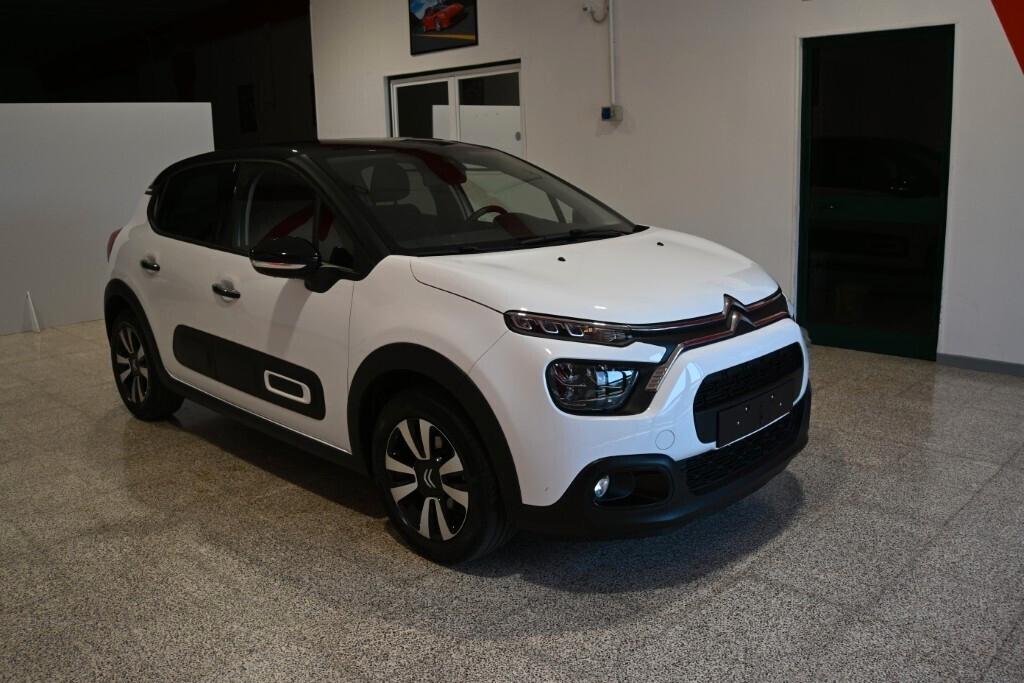 CITROEN C3 1.2 PURETECH 83CV SeS SHINE ( FARI LED - CRUISE - NAVI - MIRROR - TELECAMERA POST. - TETTO BICOLORE )