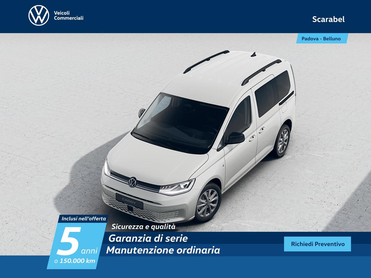 Volkswagen Caddy n1 2.0 tdi 102cv life