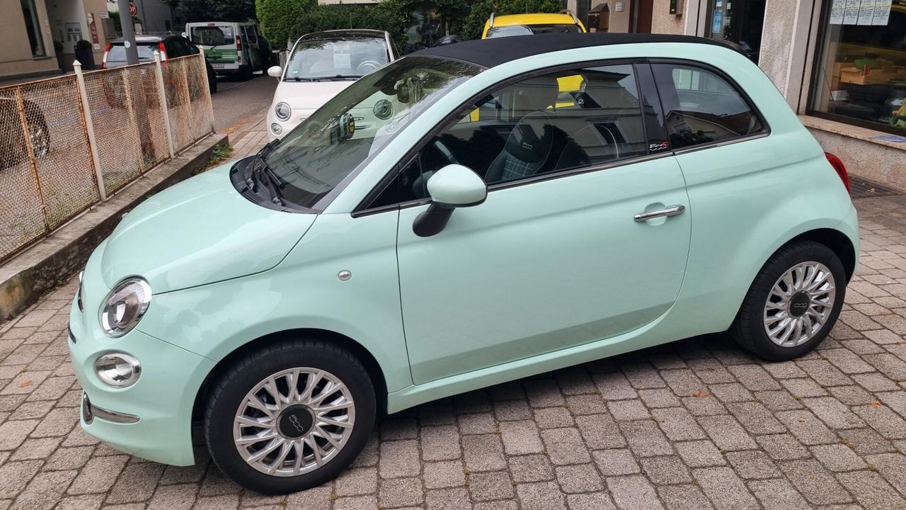 Fiat 500 C 1.2 Lounge 69cv mod2016 km42900 neopat