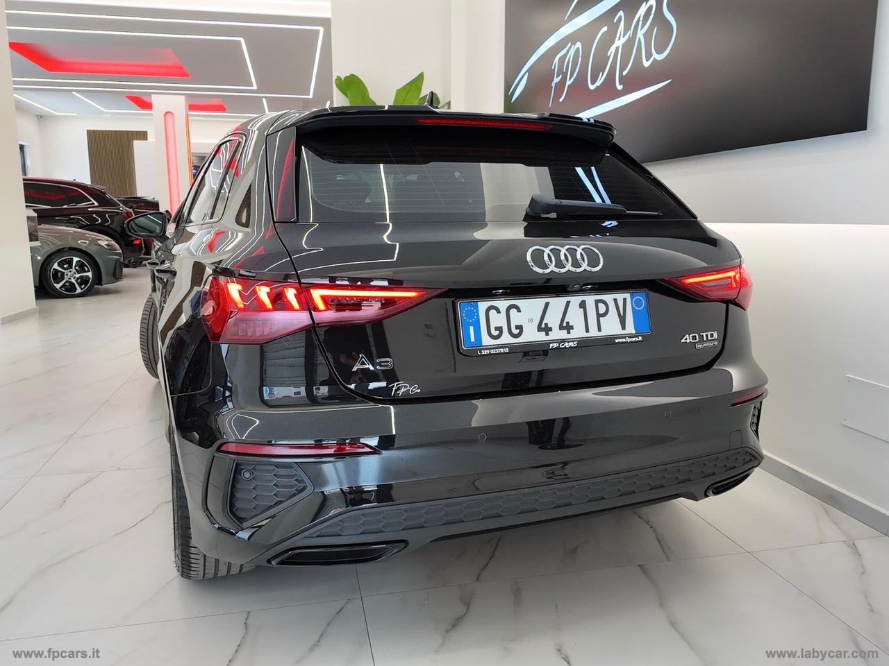 AUDI A3 SPB 40 TDI quattro S tr. Id. Black S-LINE