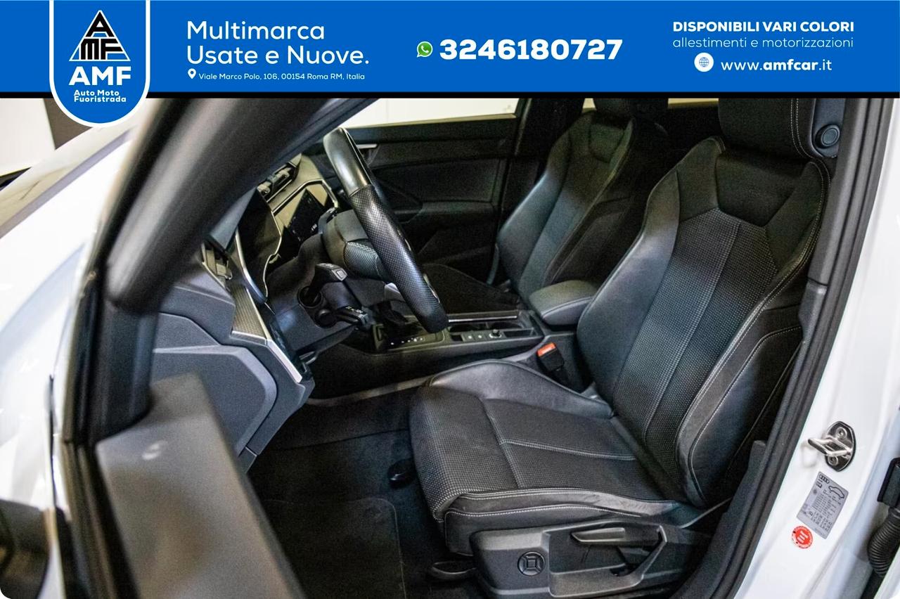 Audi Q3 Sportback 45 TFSIe S-Line Fari Matrix