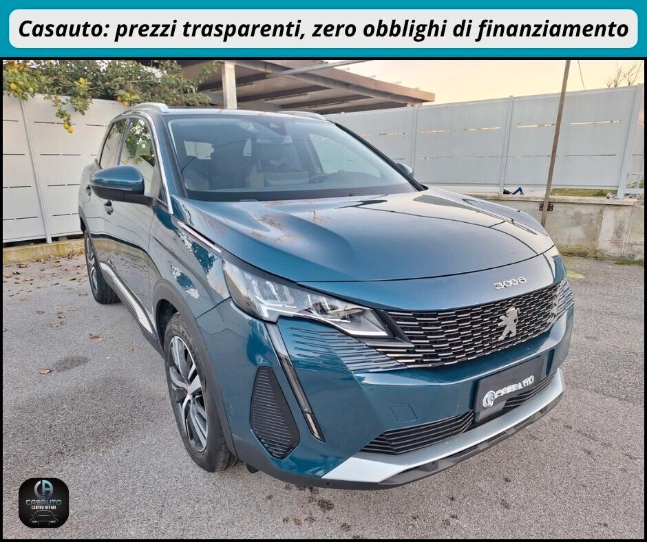 Peugeot 3008 BlueHDi 130 EAT8 Allure Pack Nav+Retrocam GARANZIA 2 ANNI