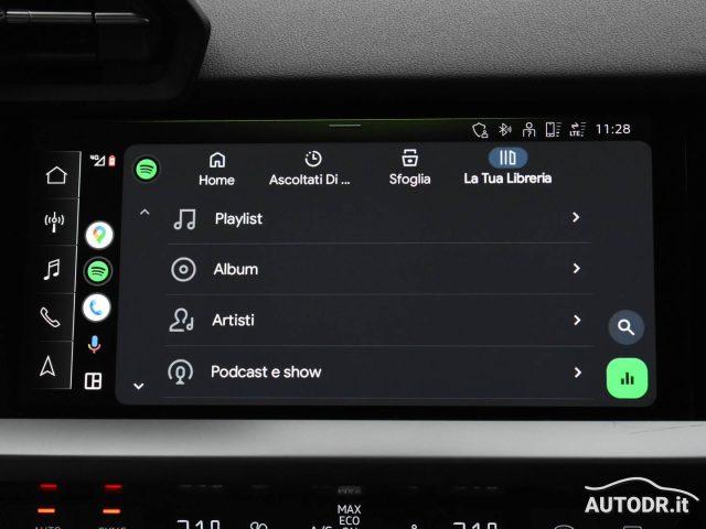 AUDI A3 SPB 30 G-Tron S-Tronic Advanced CERCHI 18, NAVI