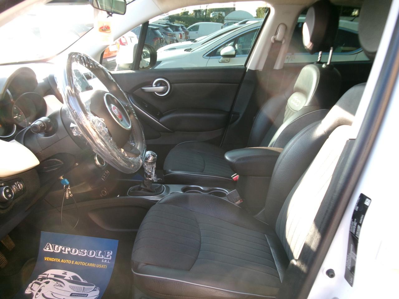 Fiat 500X 1.6 MULTIJET 120CV E6 LOUNGE PELLE/NAVI/RETROCAMERA/LED/BLOCKSHAFT