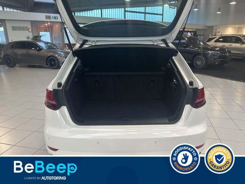 Audi A3 SPORTBACK 30 1.6 TDI BUSINESS 116CV S-TRONIC