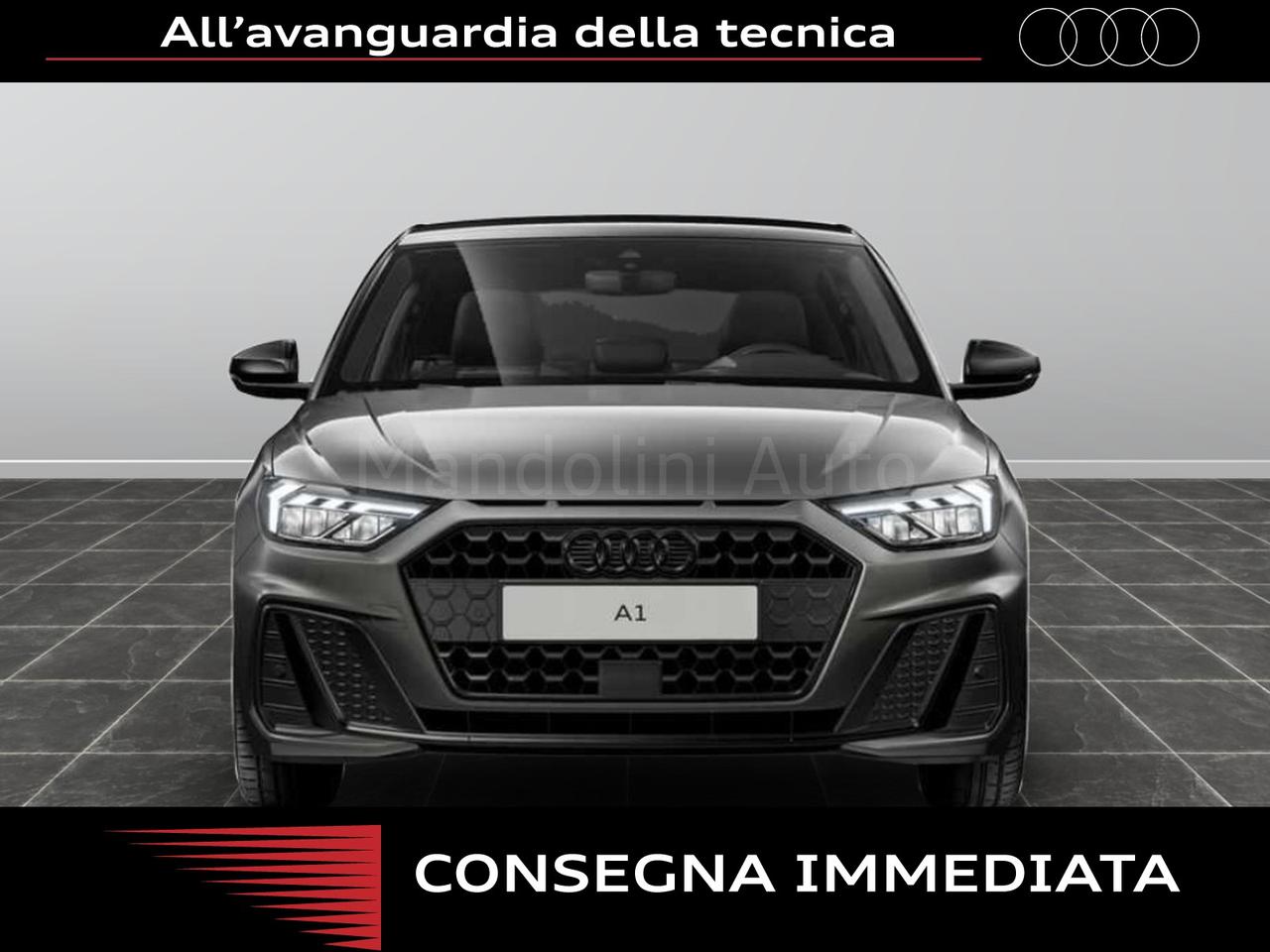 Audi A1 sportback 40 2.0 tfsi 207cv identity black s tronic