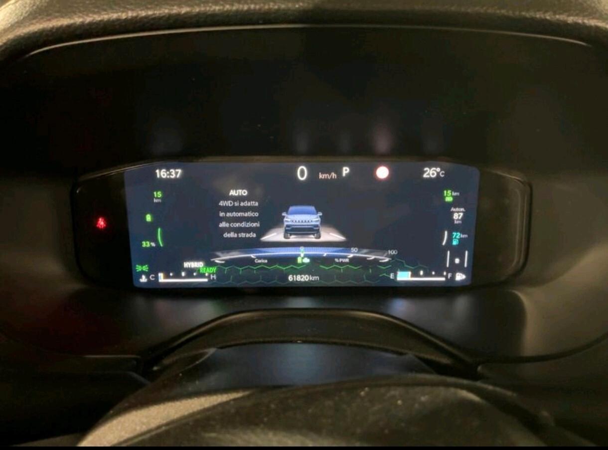 Jeep Compass 1.3 PHEV 190CV AUTOMATICA - UNI PROP - PARI AL NUOVO
