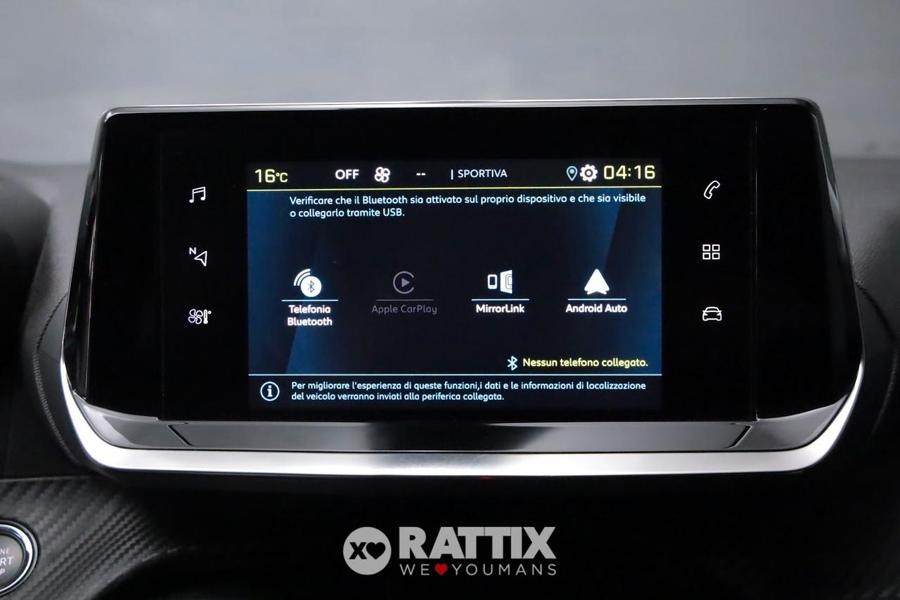 Peugeot e-208 motore elettrico 100kW Active Pack