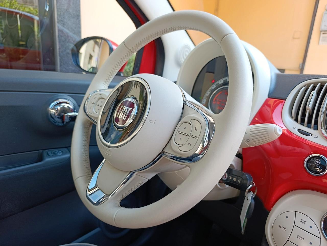 Fiat 500 1.2 Lounge Rosso Corallo km 36.317