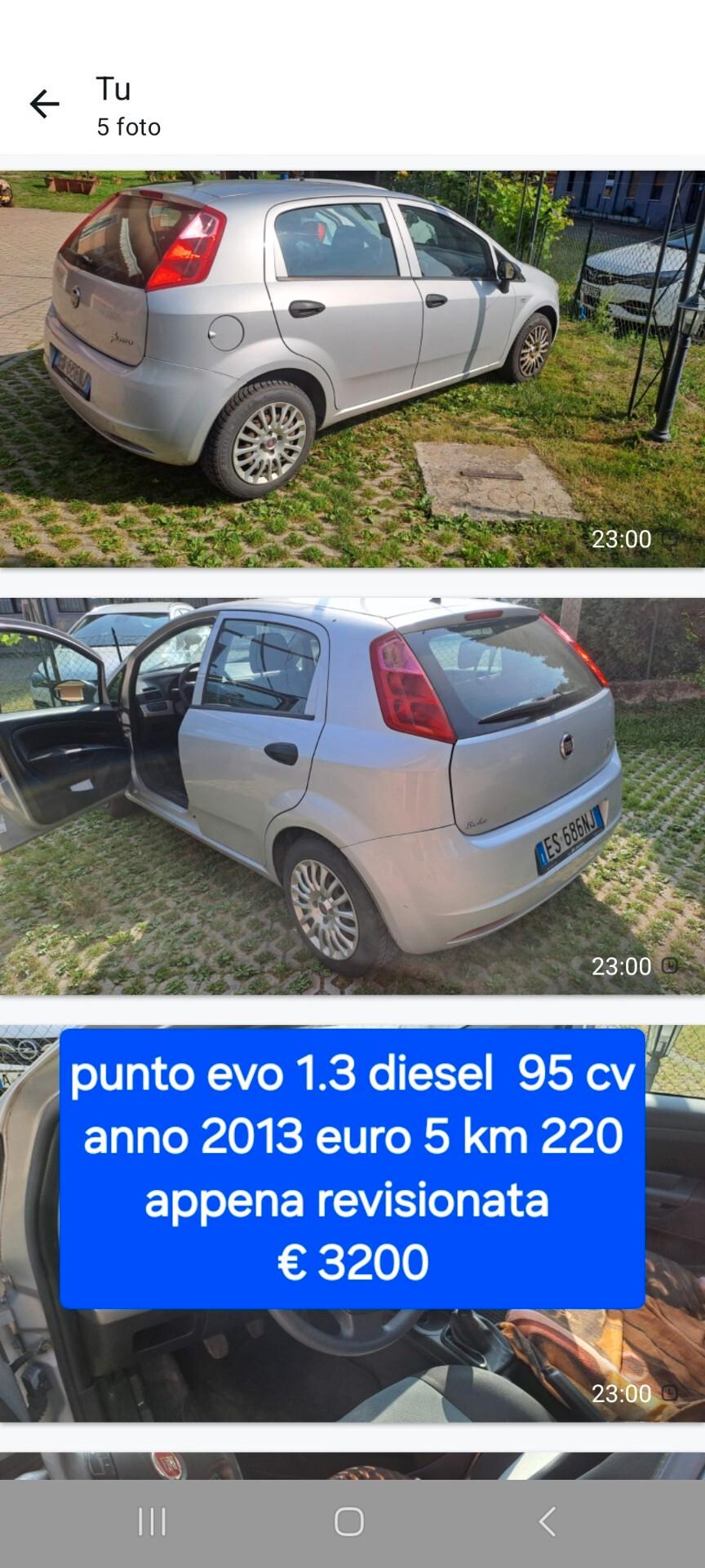 Fiat Punto 1.2i cat 5 porte EL