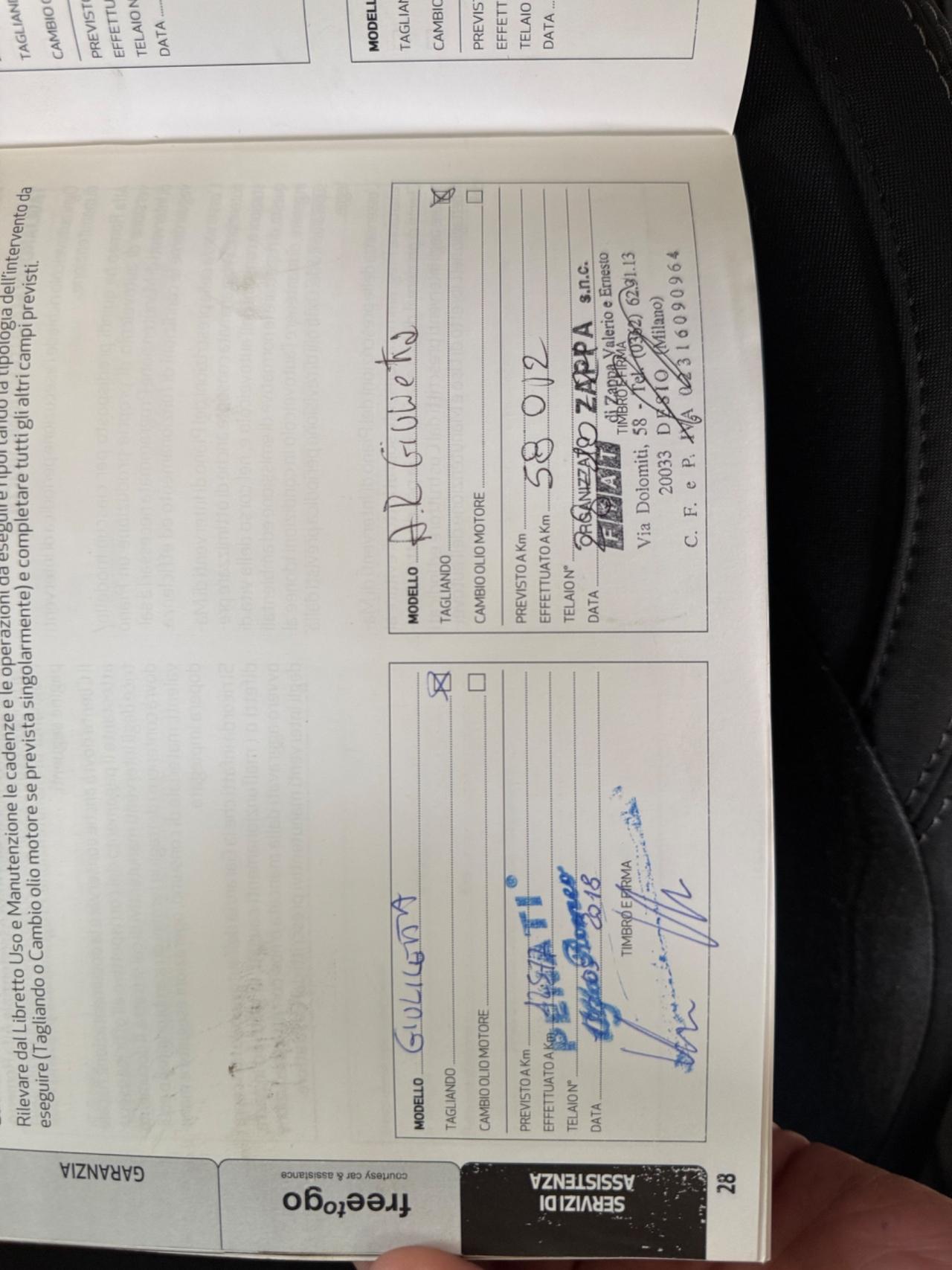 Alfa Romeo Giulietta 1.6 JTDm 120 CV UNICO PROP CINGHIA OK