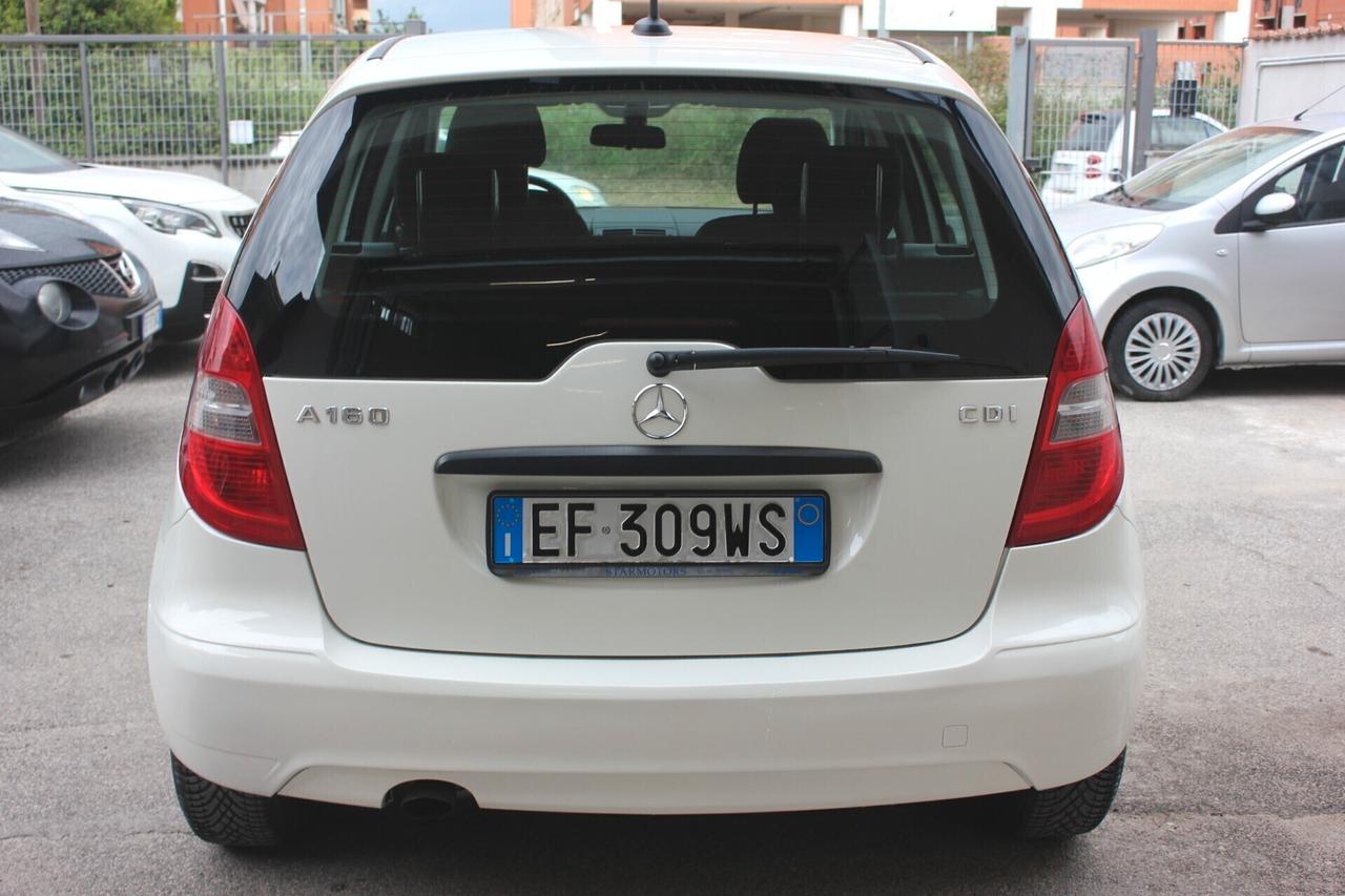 Mercedes-Benz A 160 2.0 CDI 82 CV 5 PORTE KM REALI CERTIFICATI GARANZIA 12 MESI TAGLIANDATA NEOPATENTATI OK