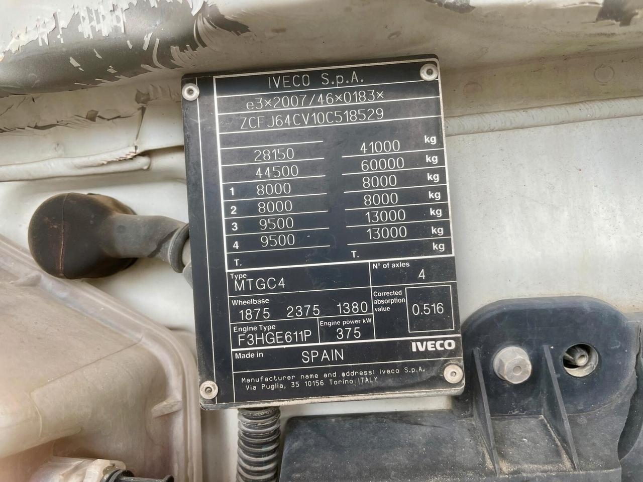 IVECO TRAKKER 8X4 T-WAY 510 - ***VEICOLO INCIDENTATO***
