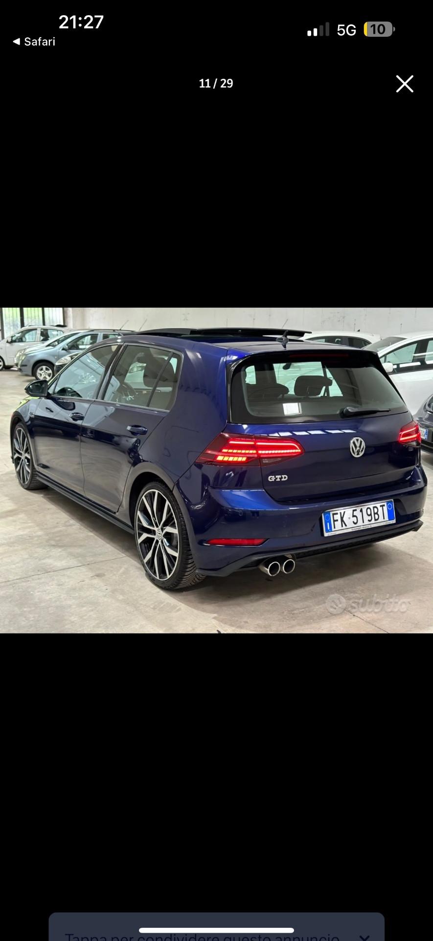 Volkswagen Golf GTD 2.0 TDI 5p. BlueMotion Technology