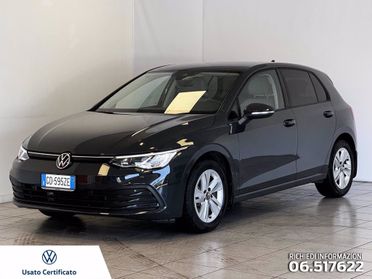 VOLKSWAGEN Golf 1.5 tgi life 130cv dsg del 2021