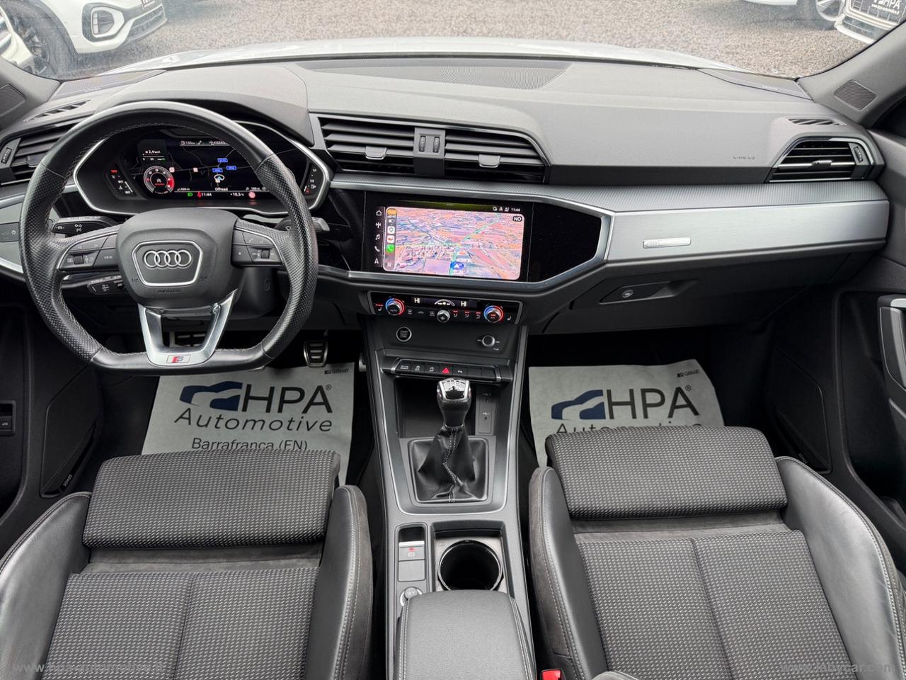 AUDI Q3 SPORTBACK 2.0TDI S-LINE LED RETROCAMERA 360 SONOS