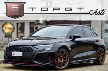 AUDI RS3 SPORTBACK 2.5 TFSI QUATTRO S-TRONIC 400cv, CARBOCERAMICA, GARANZIA UFF AUDI, UNICOPROPRIETARIO, UFF ITALIANA, BANG&OLUFSEN, MATRIX, PERMUTE