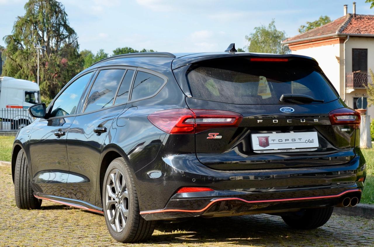 FORD FOCUS SW 1.0 t ECOBOOST HYBRID ST-LINE X 155cv AUTO, UNICOPROPRIETARIO, UFF ITALIANA, SERVICE FORD, EURO 6D, FULL LED, RETROCAMERA, PERMUTE